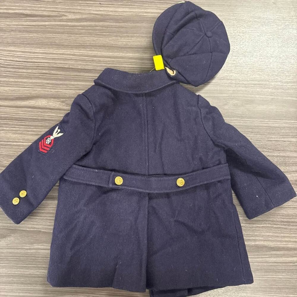 Fieldston clothes vintage pea coat and hat size 3TUnion made in the USA - Picture 3 of 9